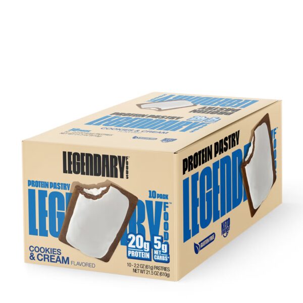 Legendary Protein Pastry Cookies & Cream 12pk