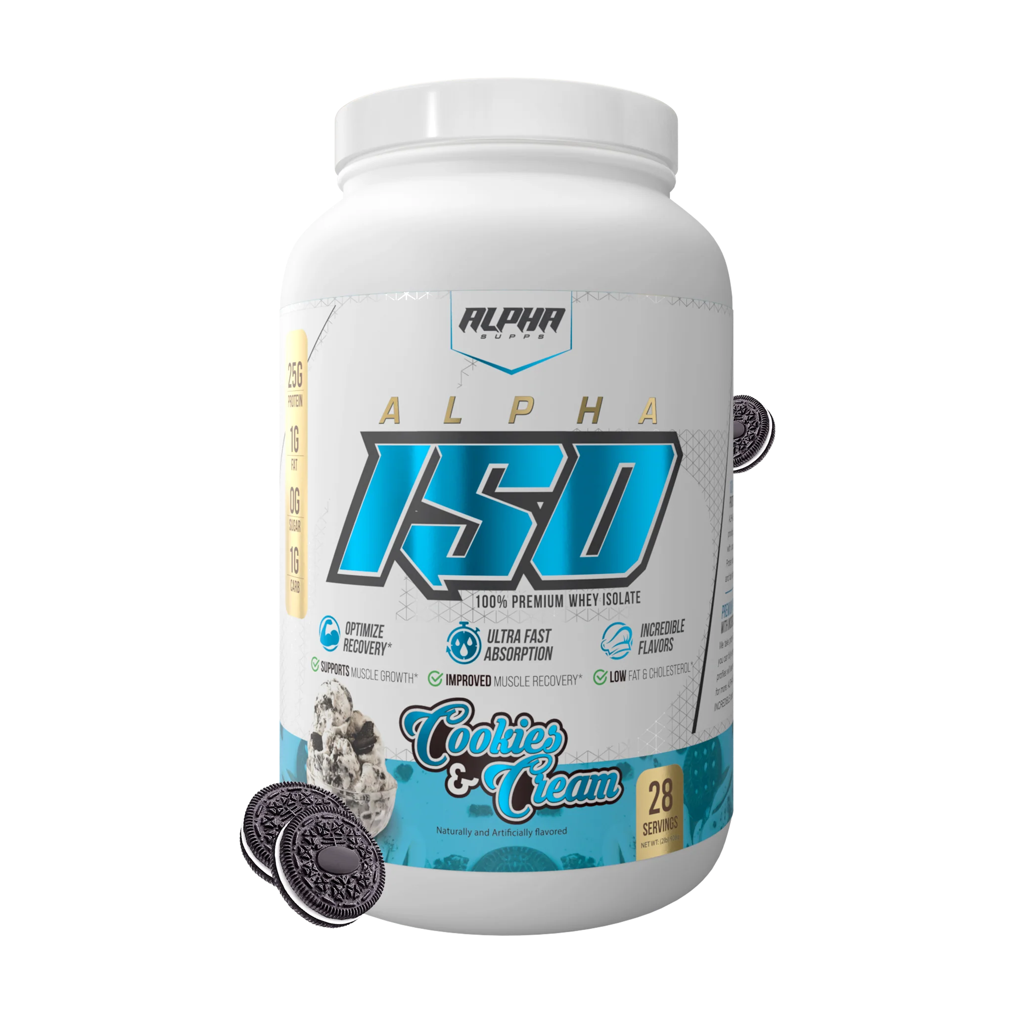 ALpha Iso Protein Cookies and Cream